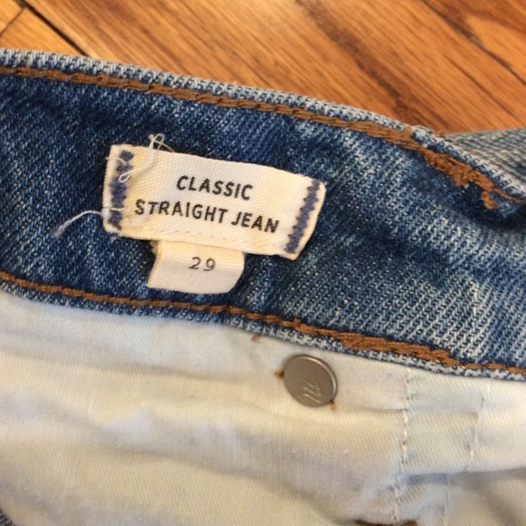 Madewell Classic Straight Jean High Rise Crop 29 - Picture 5 of 9